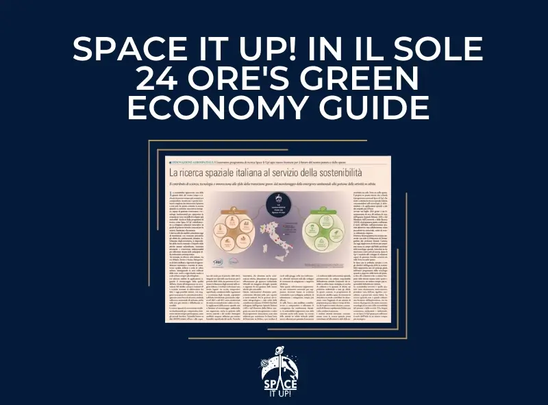 Space It Up! featured in Il Sole 24 Ore's Green Economy Guide